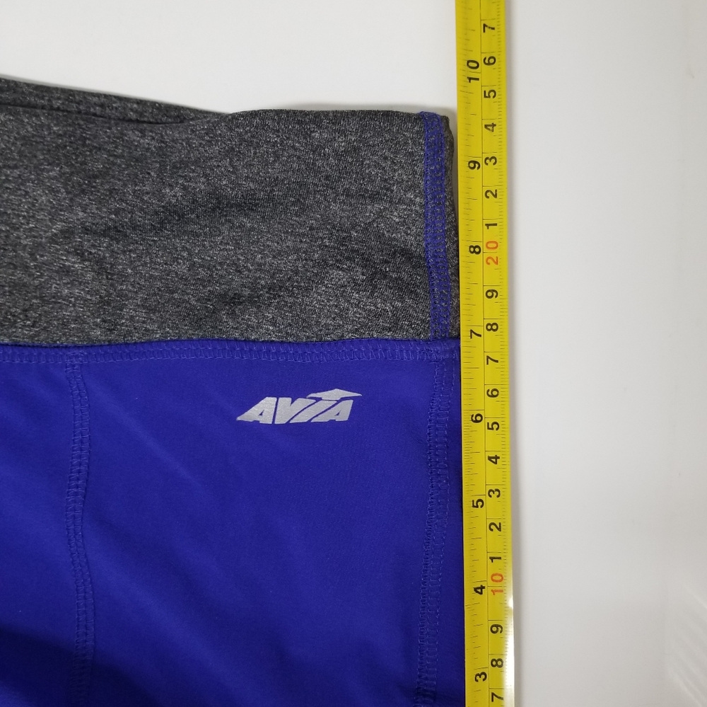 AVIA Cobalt Blue & Heathered Gray Performance 3" Running Short S - Picture 10 of 11